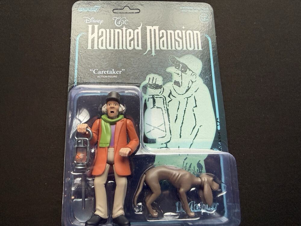 Super7 Haunted Mansion Caretaker Action Figure Disney